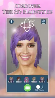 hair 3d - change your look iphone screenshot 1