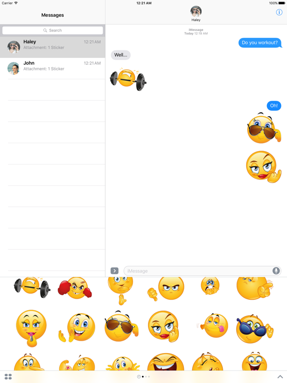 Screenshot #5 pour Animated Emoji Megapack - Stickers for iMessage