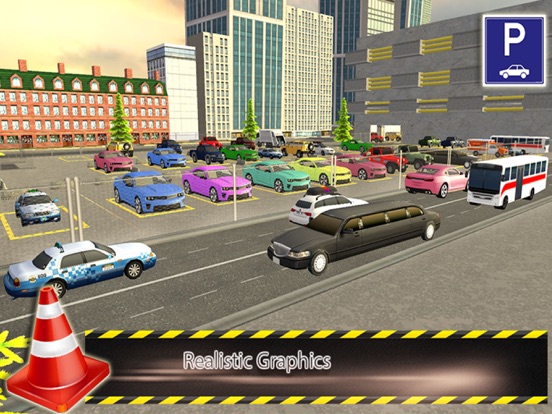 City Mall Taxi Parking 3d : free simulation game iPad screenshot
