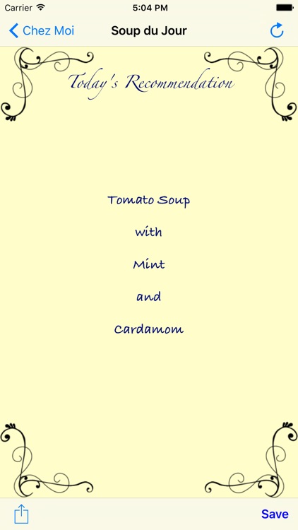 Chez Moi - Ideas for Lunch