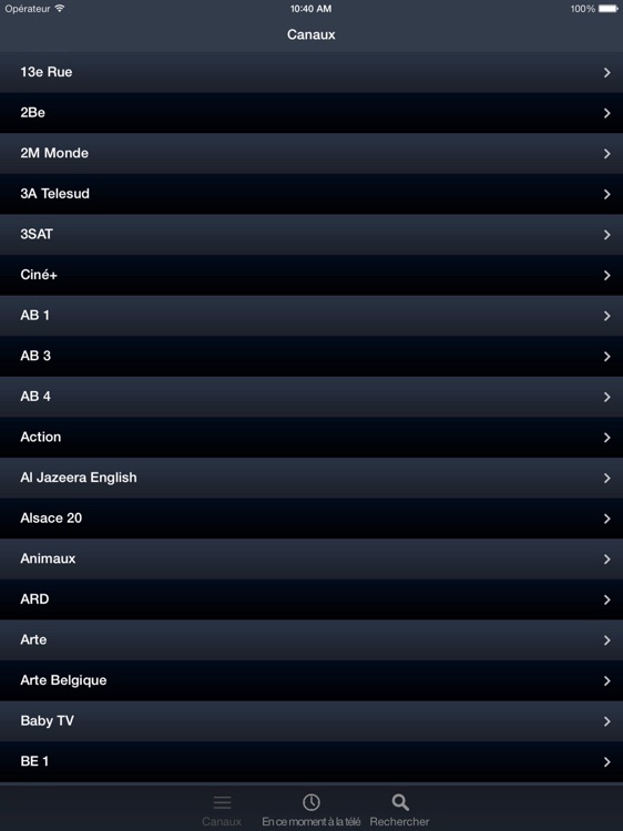 La Télé France pour iPad