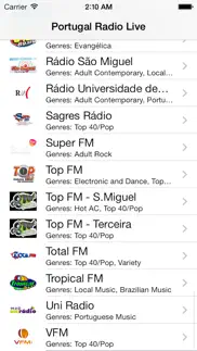 portugal radio live player (portuguese / português / língua portuguesa) iphone screenshot 3