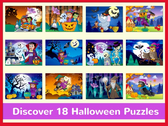 Screenshot #5 pour Halloween Jigsaw Puzzles Games For Kids & Toddlers
