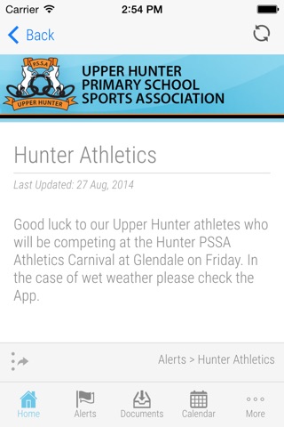 Upper Hunter Primary School Sports Association screenshot 4