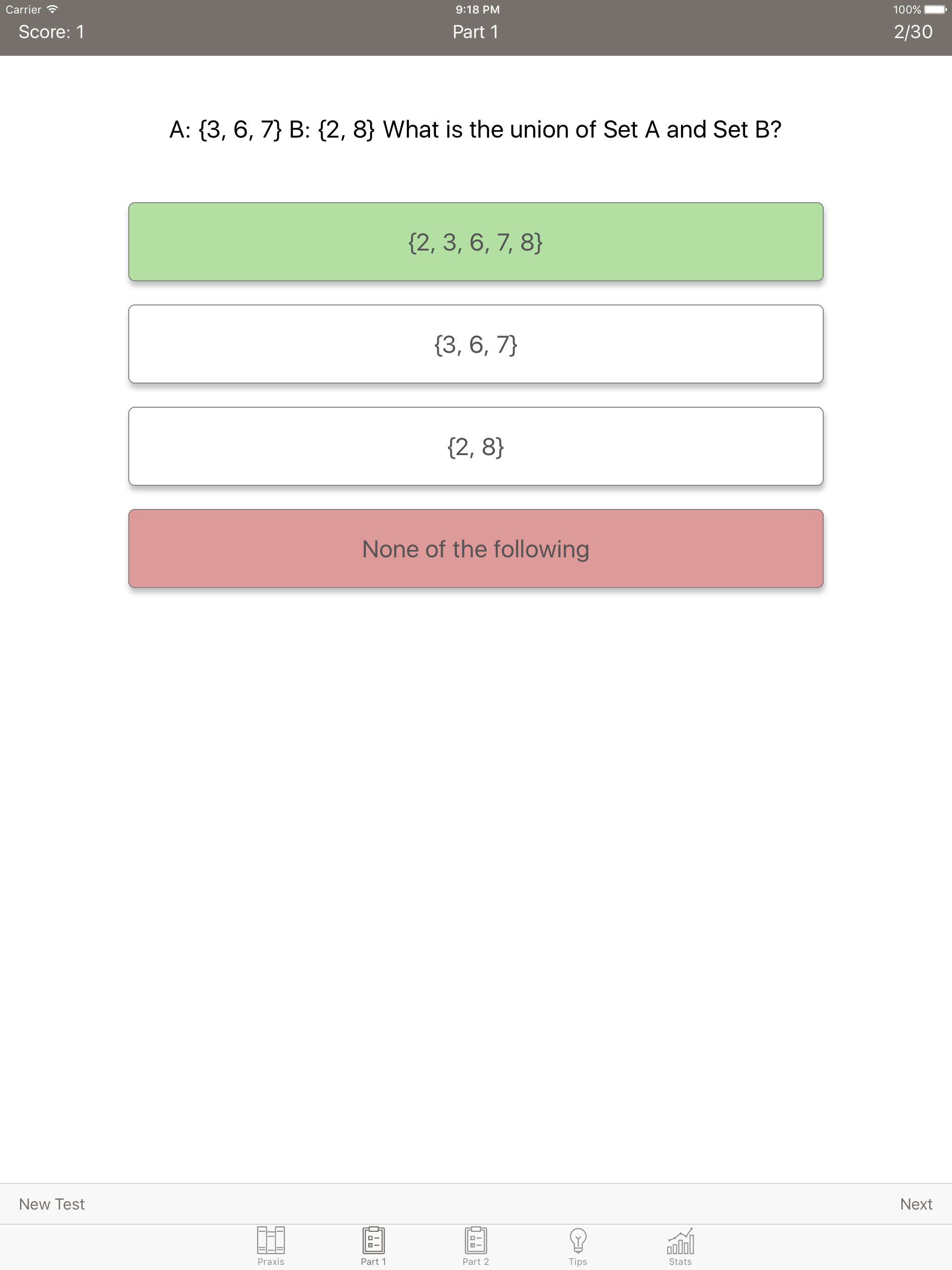 Praxis Math Tests screenshot 7