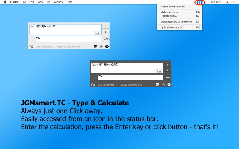 JGMsmart.TClite - Type &amp; Calculate thumbnail 1