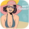 Hot Summer Stickers summer rona 