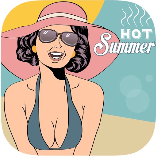 Hot Summer Stickers iOS App