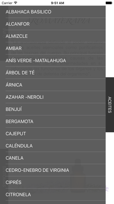 Screenshot #2 pour Aceites Esenciales - Aromaterapia