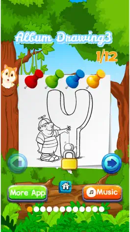 Game screenshot Abc Paint Draw Coloring Book For Toddler And Kids hack