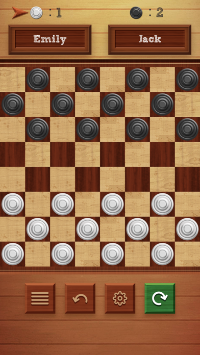 Checkers 2 Players: Online Screenshot