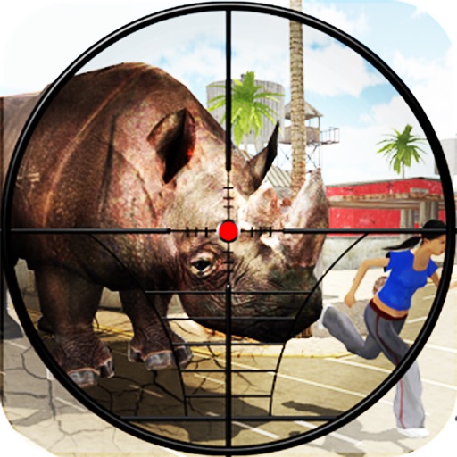 2016 African Rhinoceros Simulator Pro -  3D Animal Hunting Life icon