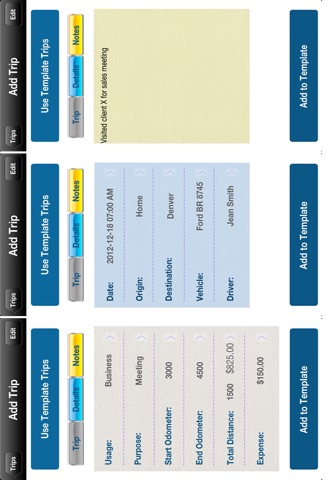 Auto Mileage Logbook TrackerHD screenshot 3