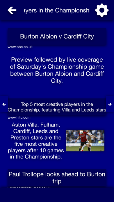 Screenshot #2 pour All The News - Cardiff City Edition