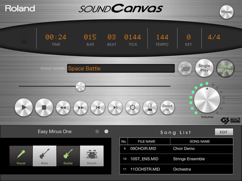 SOUND Canvas - náhled