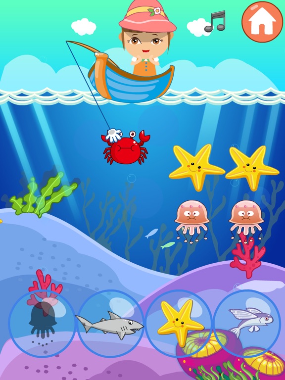 Amy Fishing Game free For Kids and toddlers screenshot 3