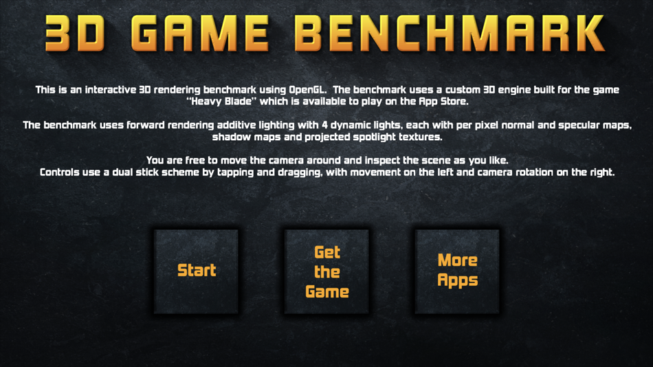 3D Game Benchmark - 1.0 - (iOS)