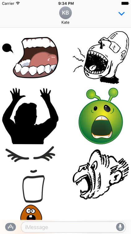 Scream Stickers