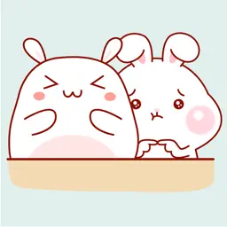 Bunny Couple Animated Stickers app icon