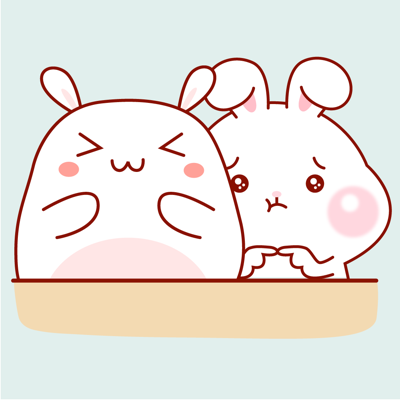 Bunny Couple Animated Stickers