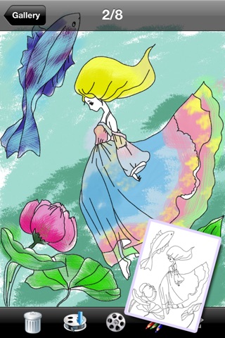 Bejoy Coloring Princess Fairy screenshot 2