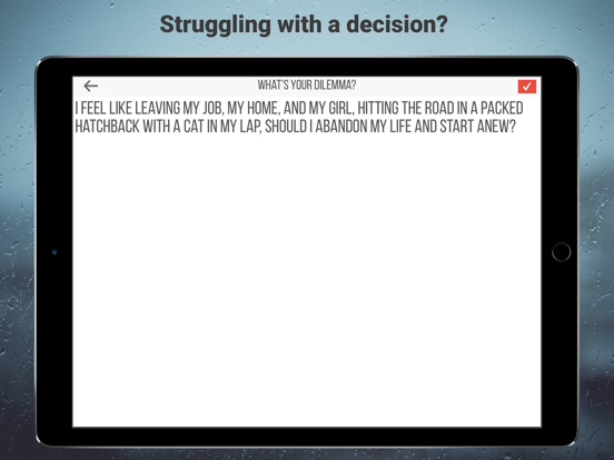 Screenshot #2 for Should I ? - Decision Maker