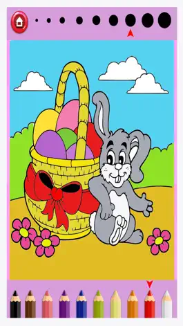 Game screenshot Coloring Games For Kids Easter - Finger Paint apk