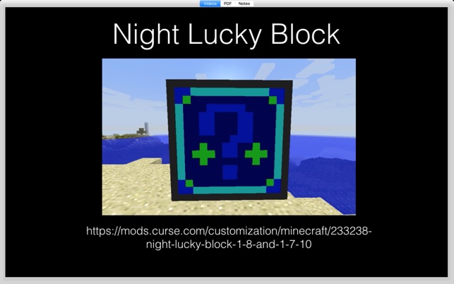 Lucky Block Mod for Minecraft on the Mac App Store