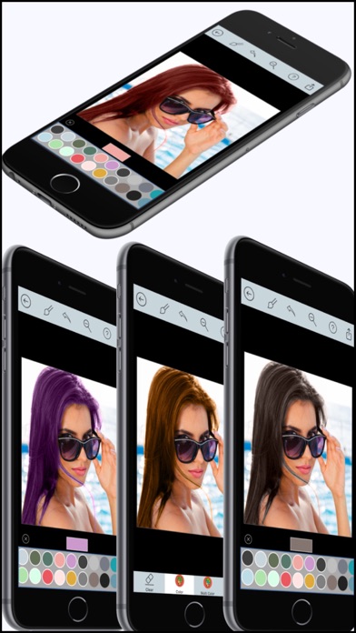 Screenshot #2 pour Hair Color Dye - Hair Style Changer Salon and Recolor Booth Editor