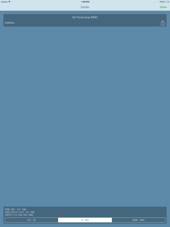 ColorBlind Color Finder iPad screenshot 5 - Entertainment app