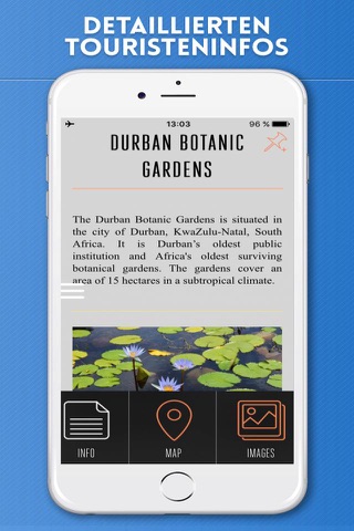 Durban Travel Guide with Offline City Street Map screenshot 3