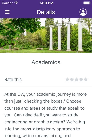 University of Washington Tours screenshot 3