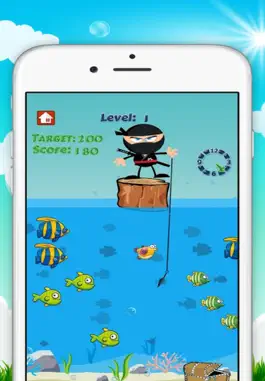 Game screenshot Ninja Fishing Game mod apk