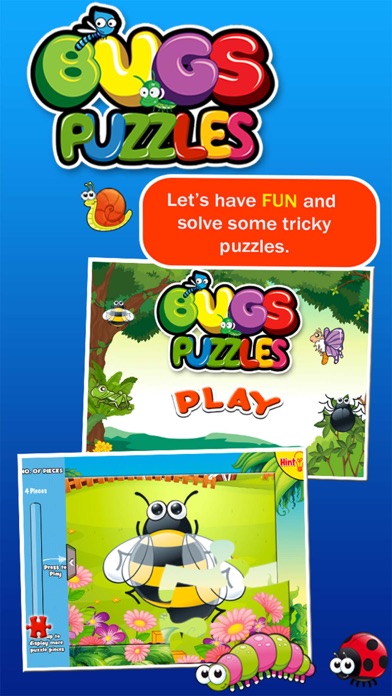 How to cancel & delete Bugs Puzzles: Jigsaw for Kids from iphone & ipad 1