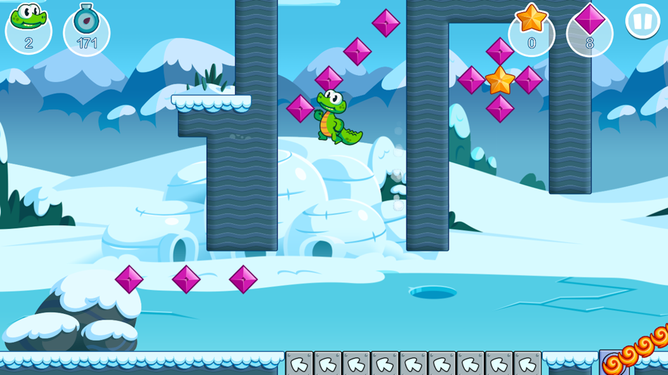 #7. Croc's World Run (iOS) 由: Sprakelsoft GmbH