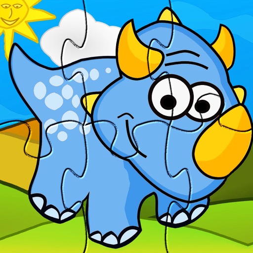 My baby first dino: dinosaur puzzle game for kids Icon