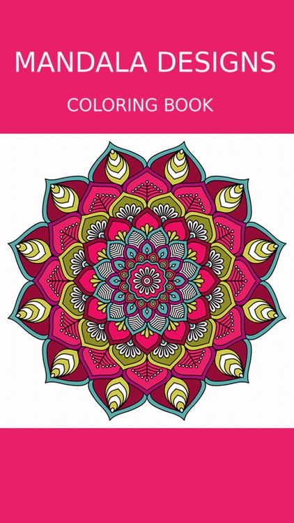 Mandala Coloring Book Adult.s Calm Color Therapy