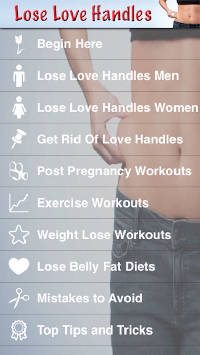 How to Lose Love Handles: Get Rid Belly Fat Fast Screenshot
