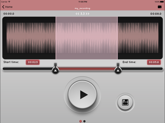 a MP3 Cutter For iMovie Free iPad screenshot 2 - Utilities app