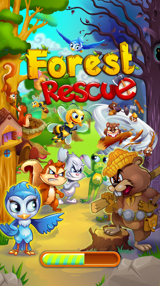#4. Forest Rescue: Match 3 Puzzle (iOS) 由: Qublix