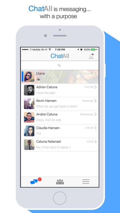 ChatAll - Learn Languages While Texting SMS Chat screenshot-0