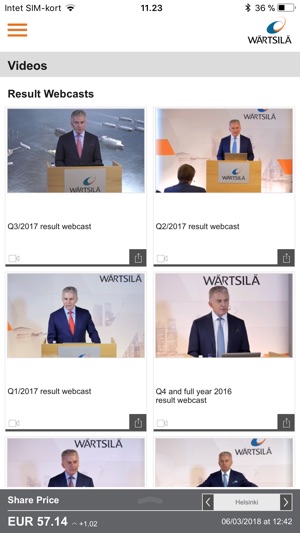 Wärtsilä Oyj IR App(圖3)-速報App