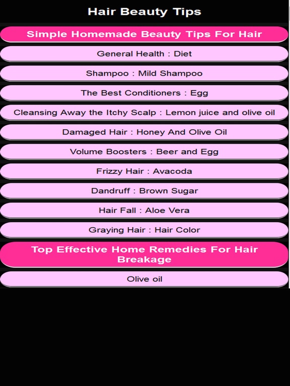Screenshot #4 pour Tips for Hair