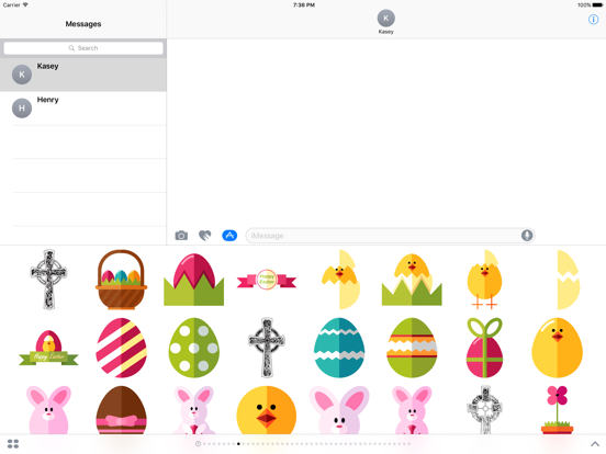 Screenshot #5 pour Autocollants de Pâques