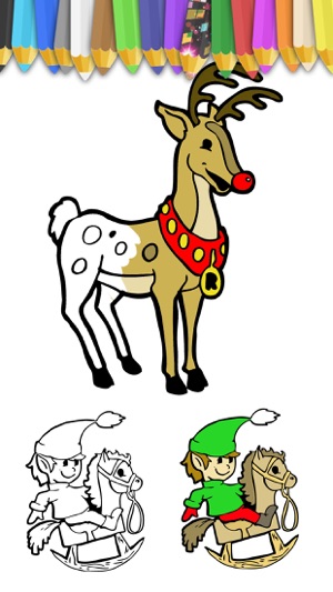 Navidad libro para colorear y pintar dibujos(圖3)-速報App