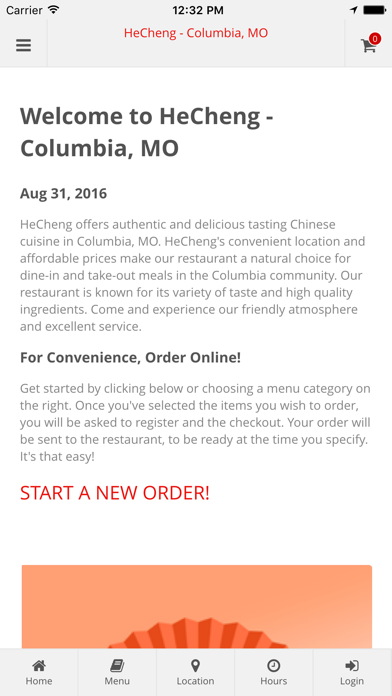 How to cancel & delete HeCheng - Columbia, MO Online Ordering from iphone & ipad 1
