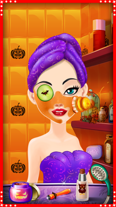 Halloween Salon, Dress up, Spa Makeover kids games screenshot 1