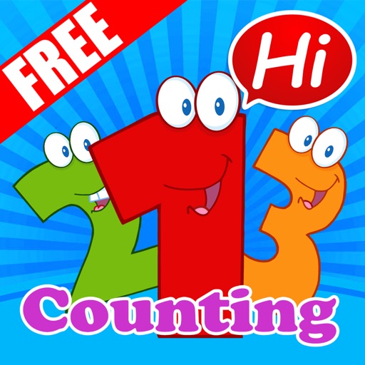 Number Words Counting Activities for Preschoolers app icon