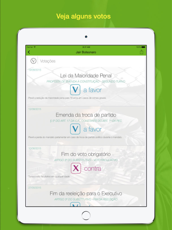 Meu Deputado iPad screenshot 3 - Utilities app