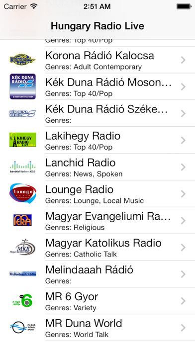 Screenshot #3 pour Hungary Radio Live Player (Magyarország rádió)